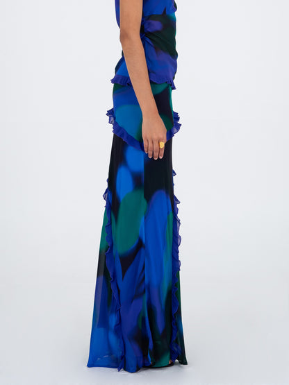 Conjunto Fantasy azul (Falda y Top)