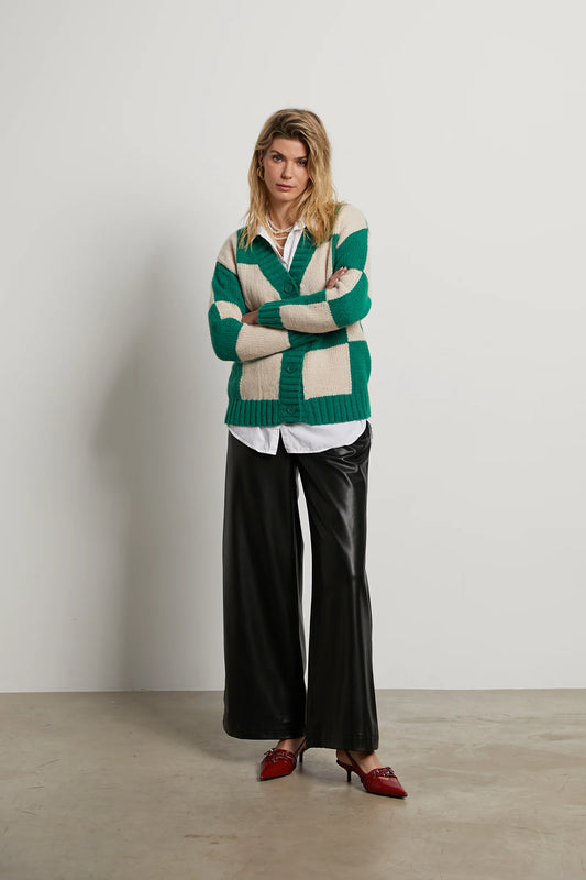 Chaleco Punto Kira Verde