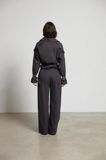 Adele Trench Crop