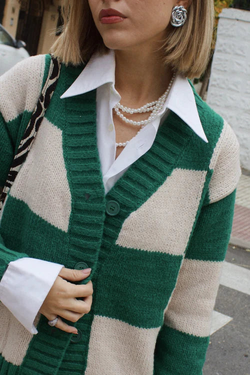 Chaleco Punto Kira Verde