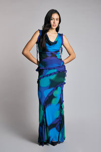 Falda Fantasy Azul