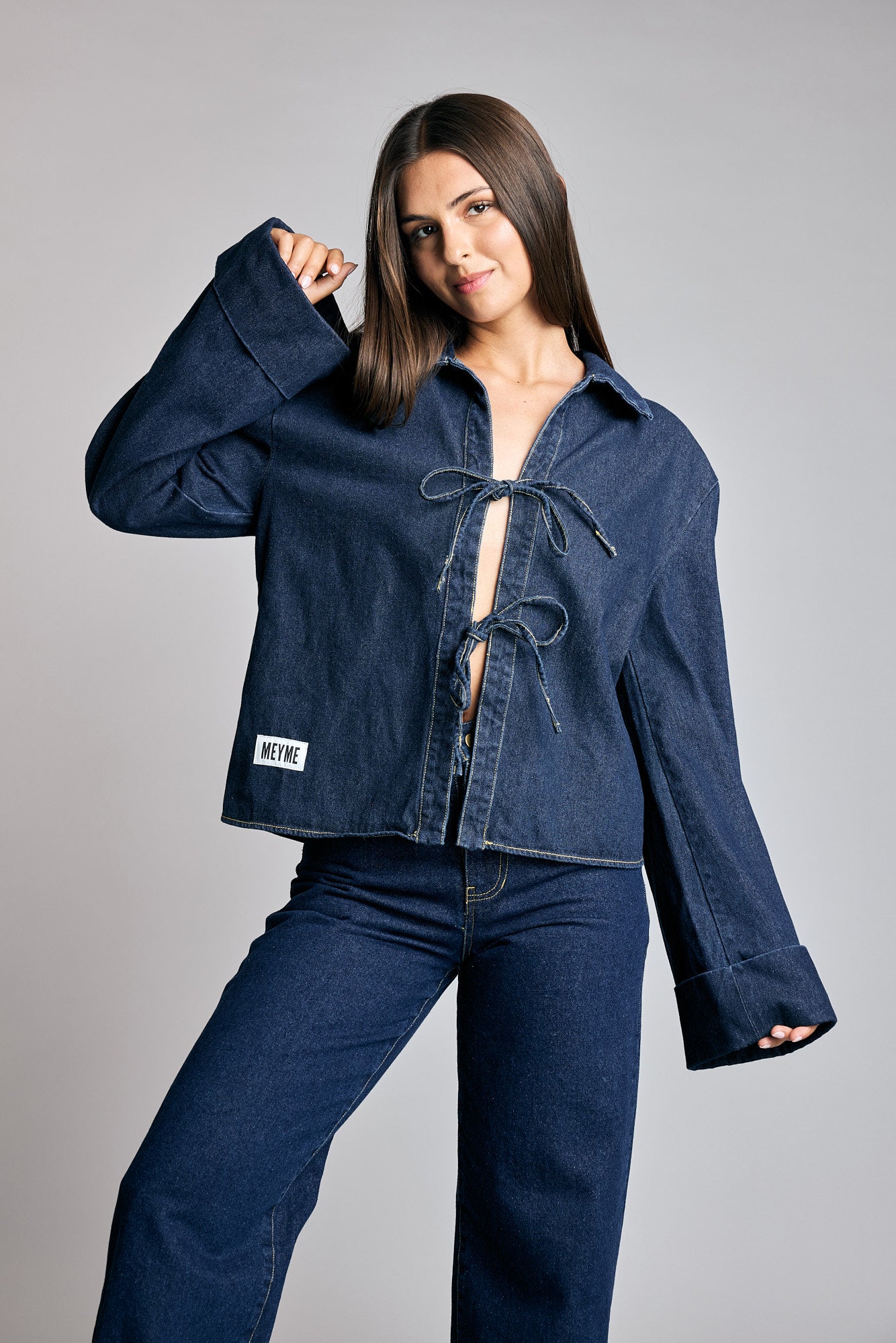 Camisa Denim Rina Azul