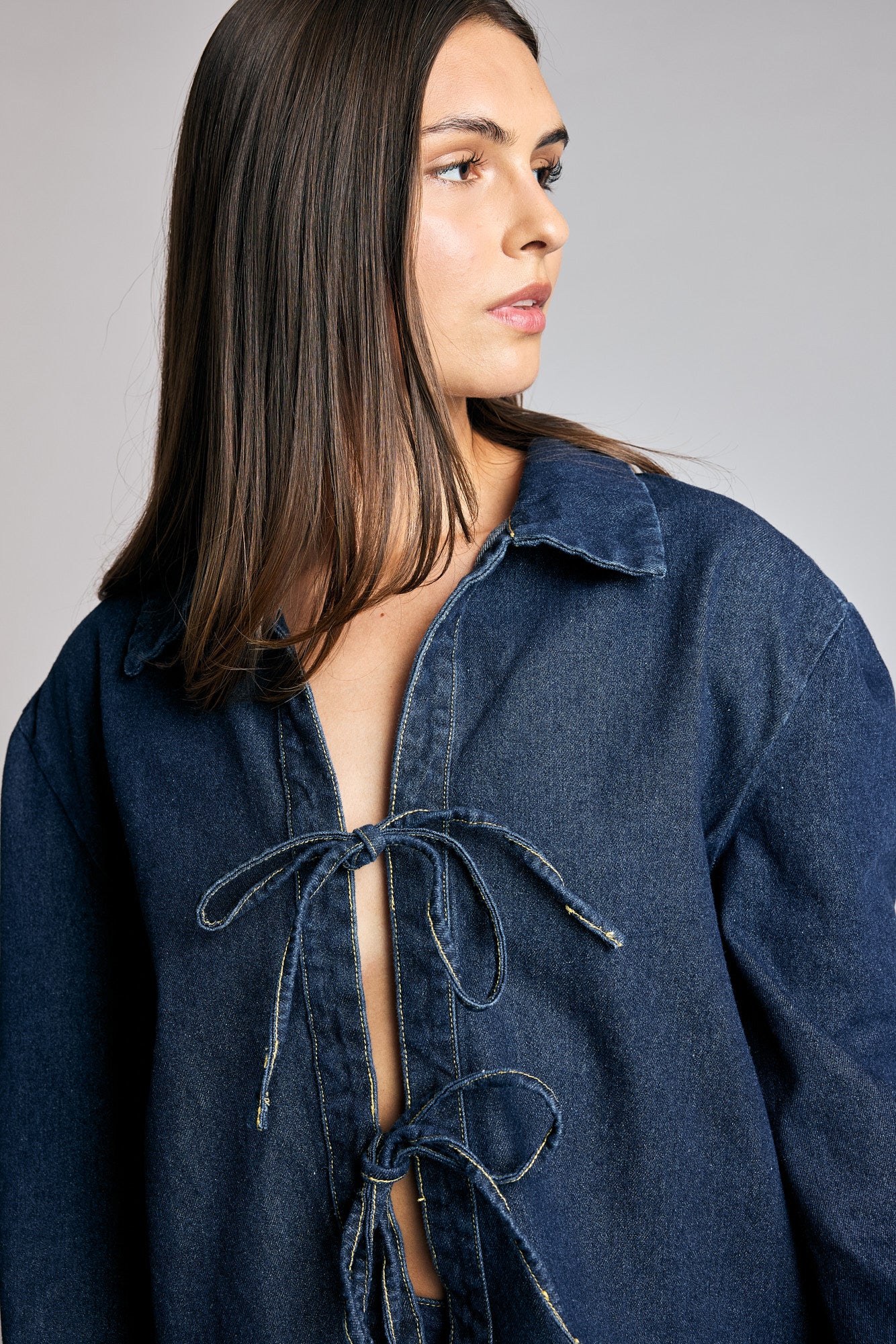 Camisa Denim Rina Azul