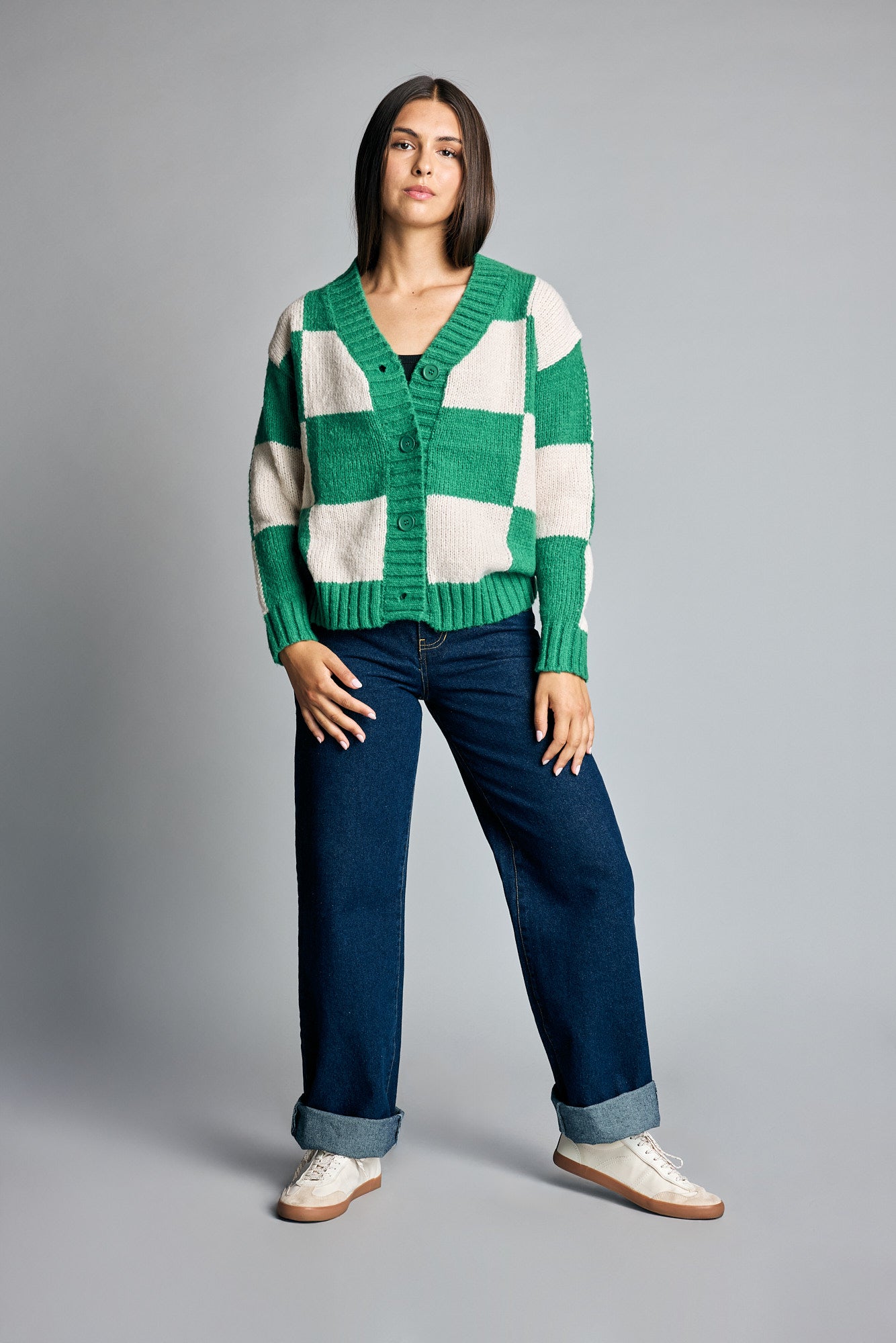 Chaleco Punto Kira Verde