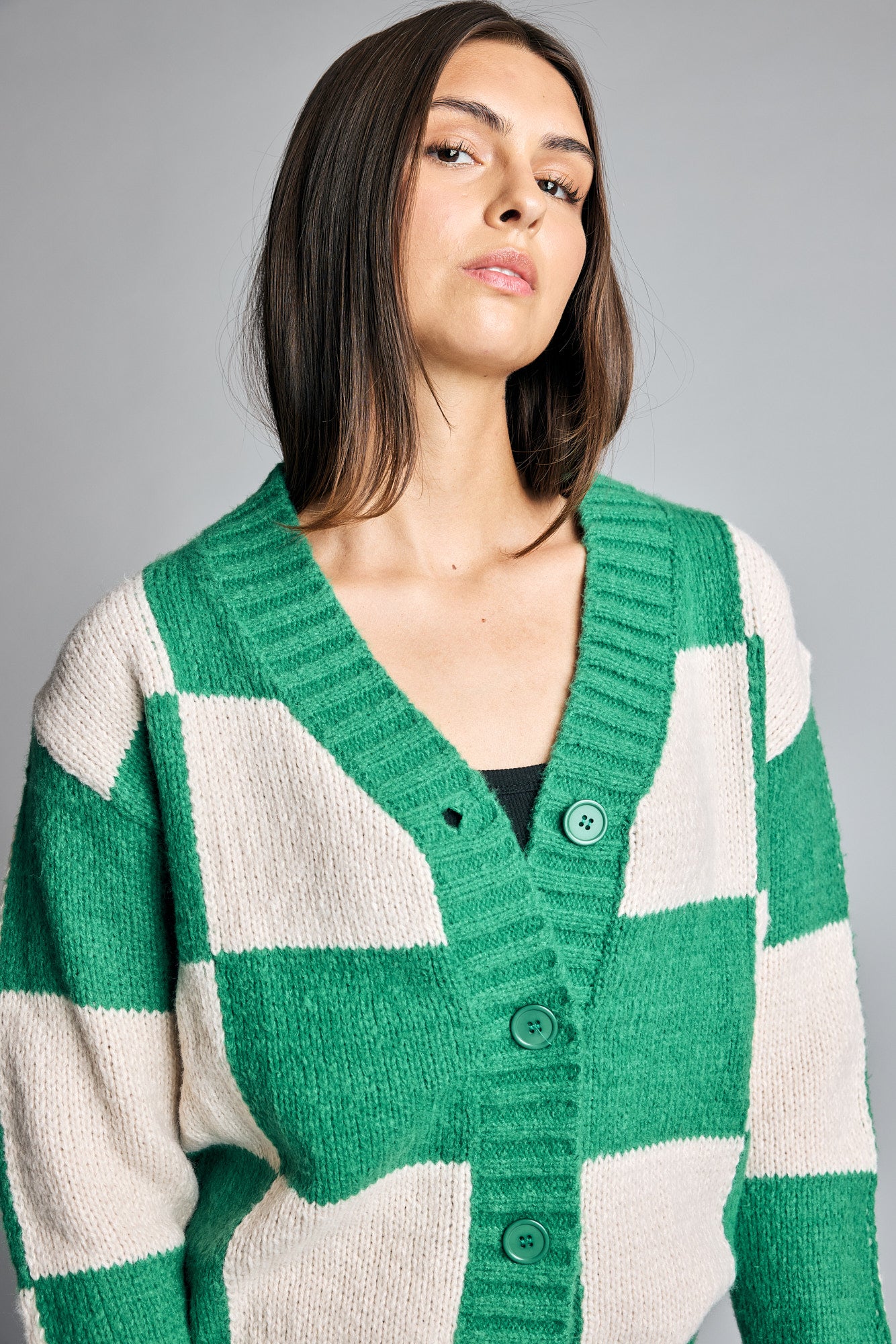 Chaleco Punto Kira Verde