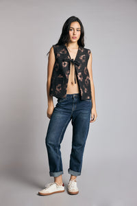 Chaqueta Sin Mangas Rush Print