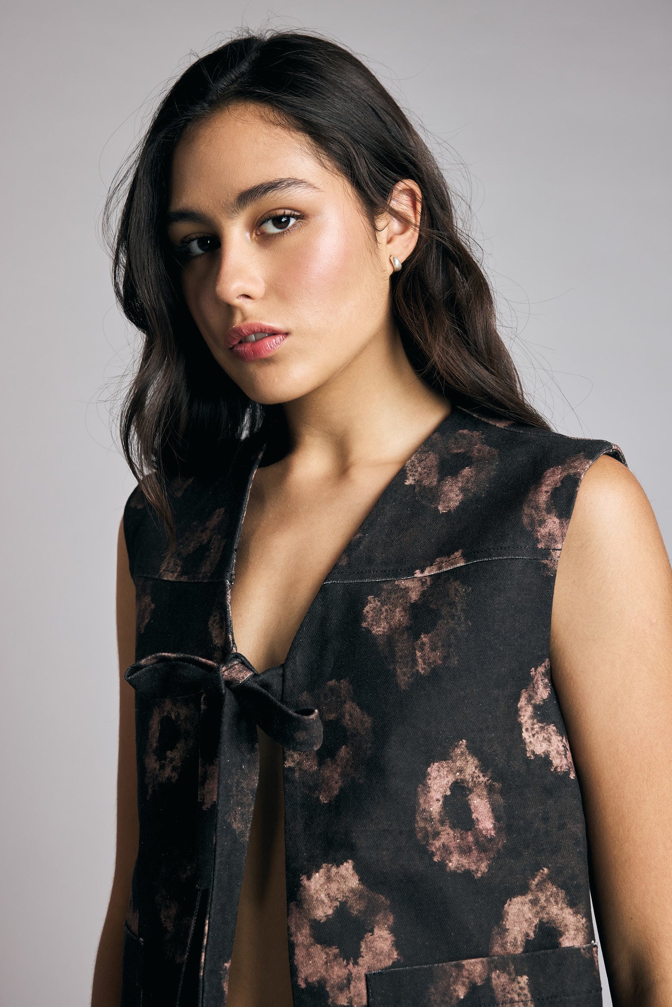 Chaqueta Sin Mangas Rush Print