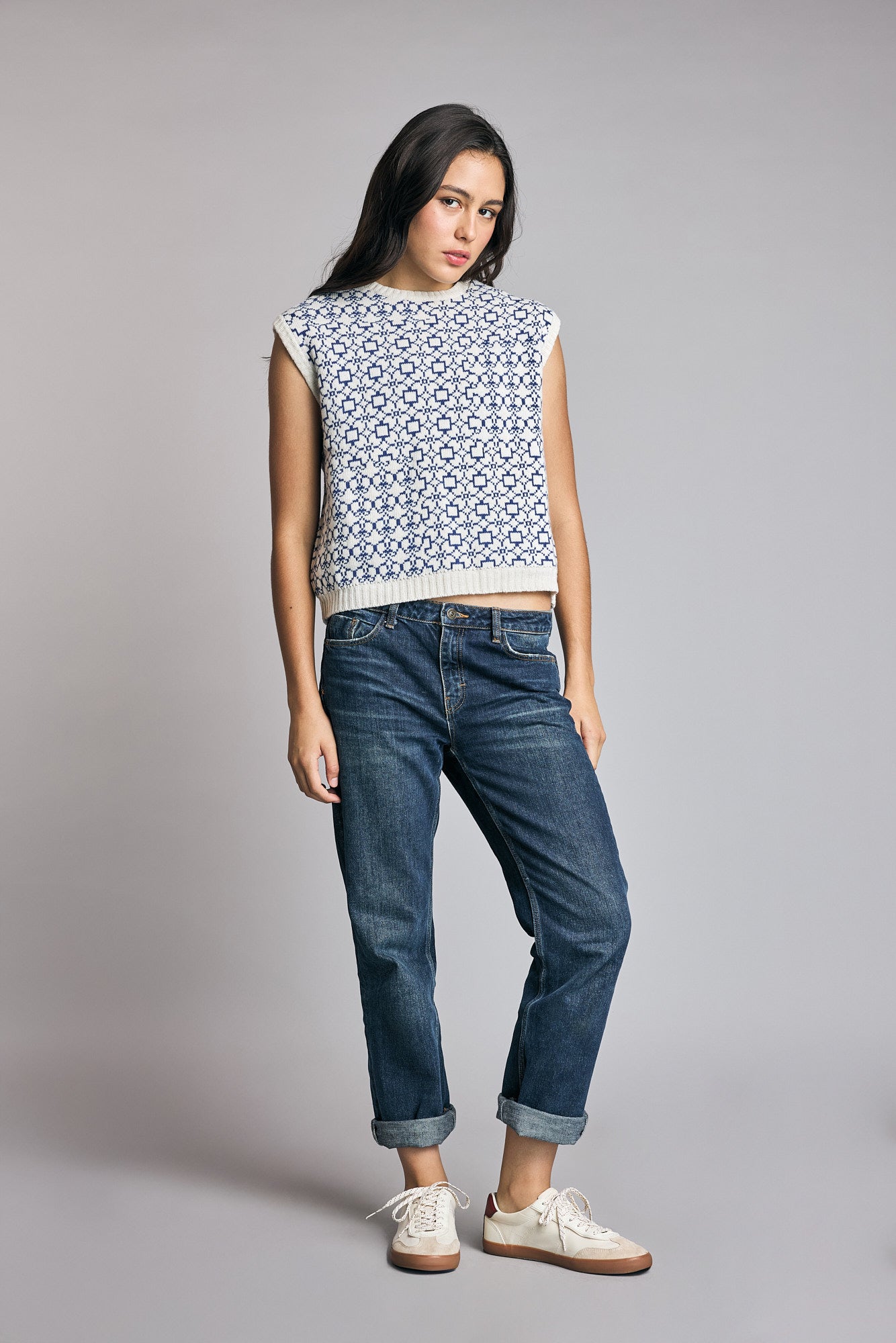 Chaleco Sin Mangas Whisper Jaquard