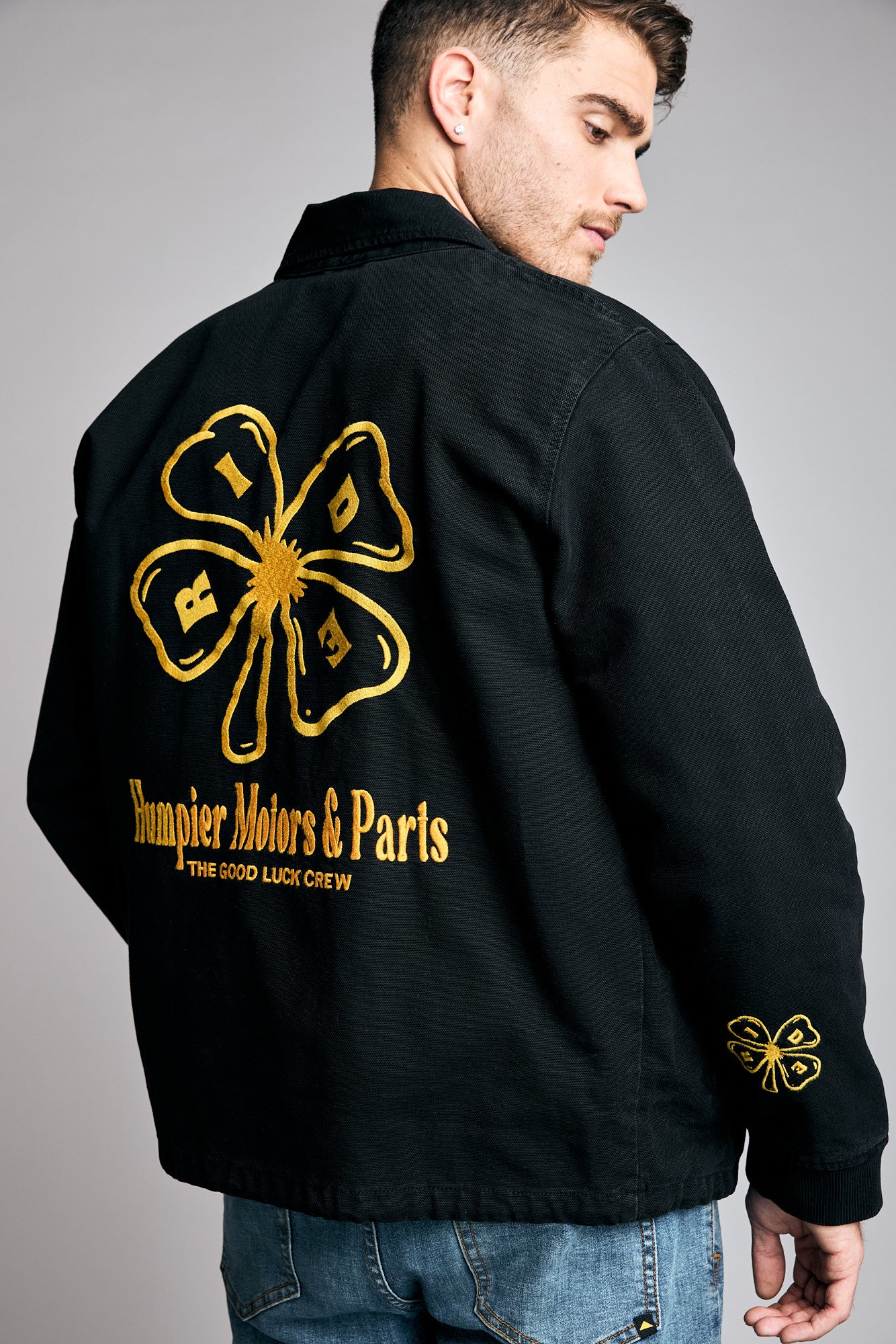 Chaqueta Black Trucker Good Luck Crew