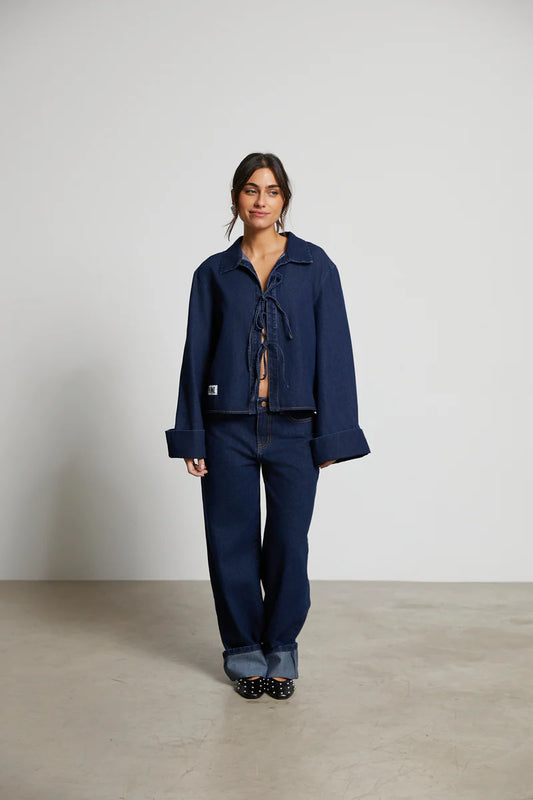 Camisa Denim Rina Azul