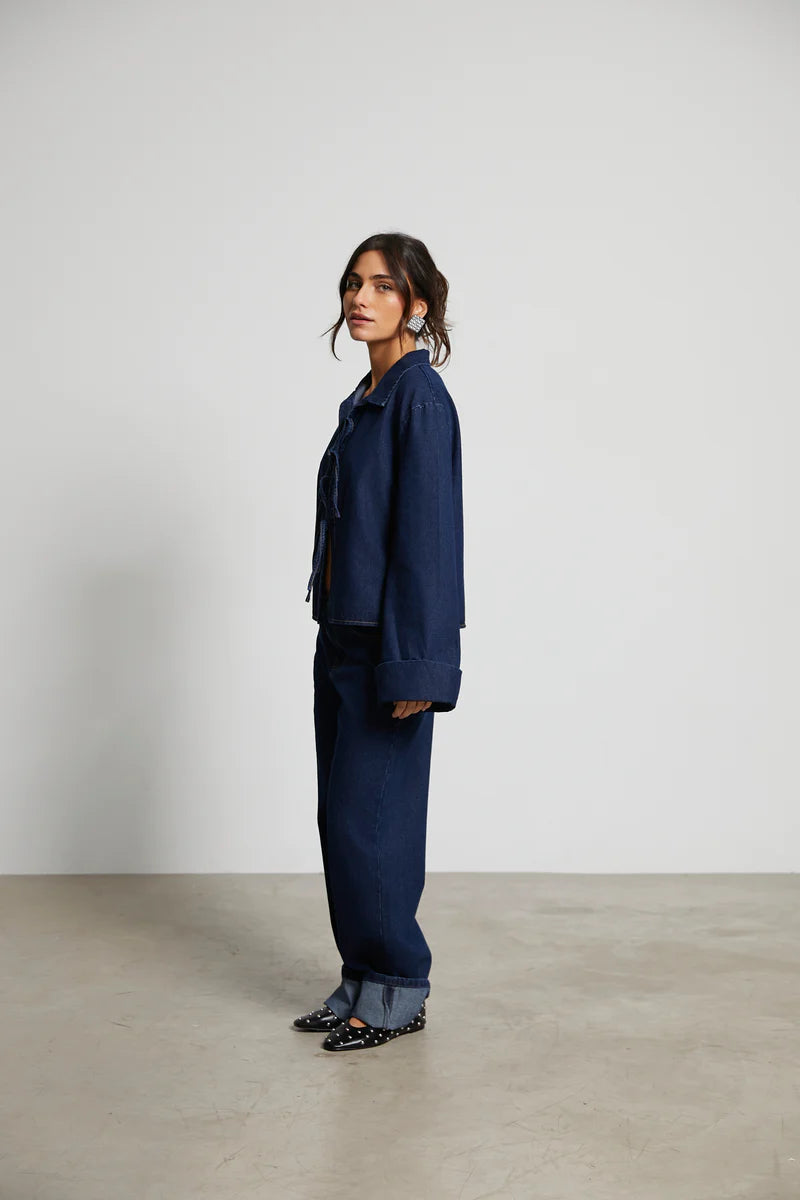 Camisa Denim Rina Azul