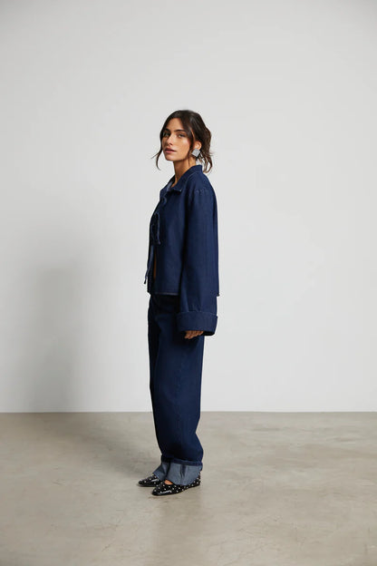 Camisa Denim Rina Azul