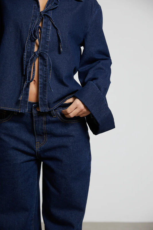 Camisa Denim Rina Azul